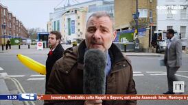 Deadline day bananas: reporter reacts to prank on live TV