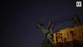 Time-lapse captures Perseid meteor shower