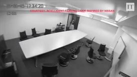 Nissan's self-parking chair can push itself in