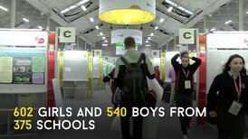 Young scientists showcase their projects at the RDS