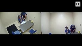 Murder suspect tries to grab officer's gun