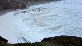 Achill Island battered by storms