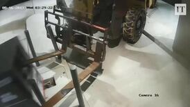 Arkansas bank robbers use forklift to steal entire ATM