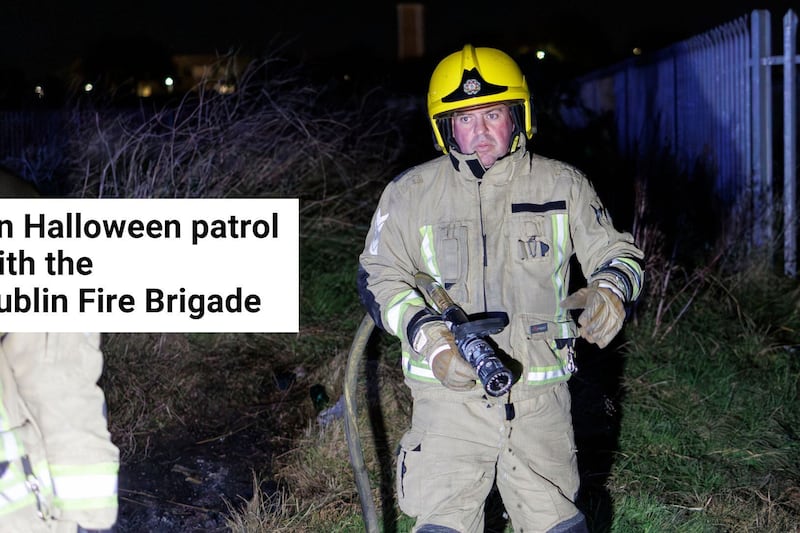On Halloween patrol with Dublin Fire Brigade