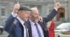 Michael and Danny Healy-Rae: different stances on support for a minority Fine Gael government. Photograph: Alan Betson/The Irish Times