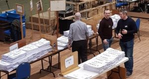 Sinn Féin’s Matt Carthy has topped the poll in Cavan-Monaghan, ahead of Minister for Business Heather Humphreys. Photograph: Jack Horgan-Jones