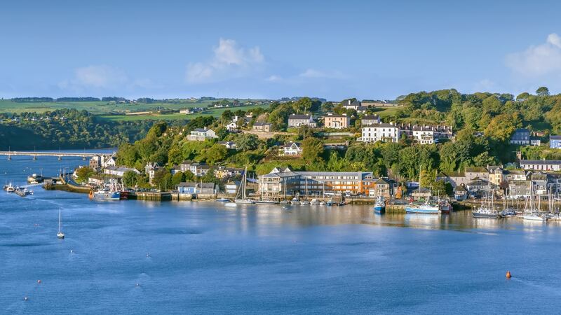 View of Kinsale from mouth of the River Bandon, Ireland