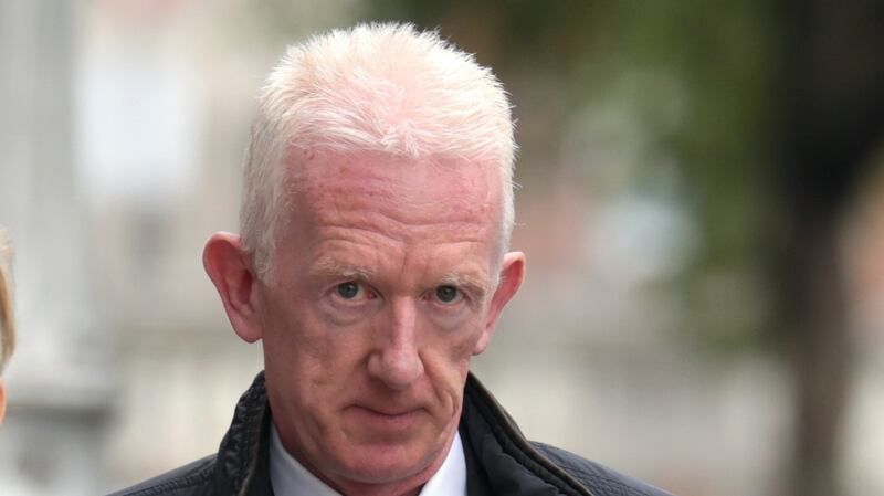 Tim Crowley, director and joint shareholder of Kilternan Cemetery Park Ltd leaving the High Court in Dublin. Photograph: Collins Courts