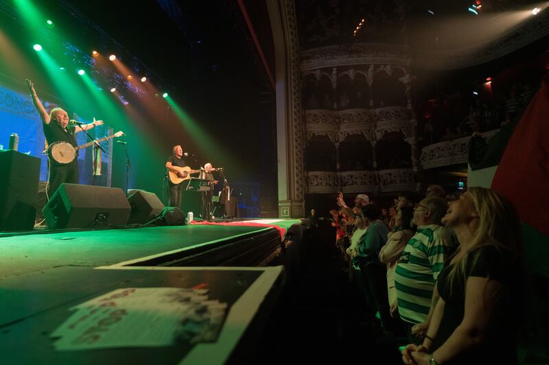 The Wolfe Tones at the 3Olympia. Photograph: Barry Cronin