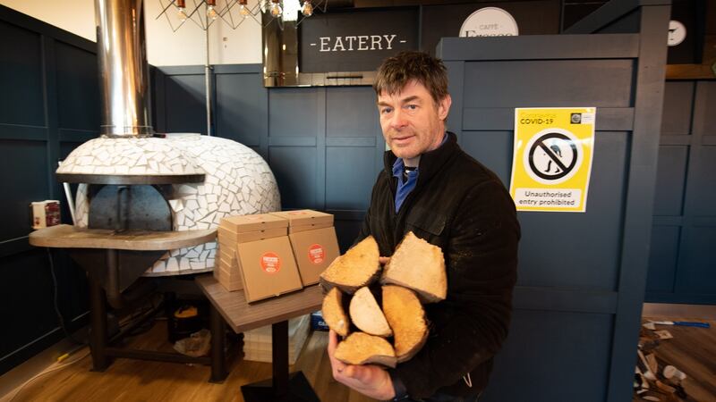 Trevor Mealiff in his restaurant, Caffe Fresco, in Strabane, Co Tyrone. Photograph: Joe Dunne
