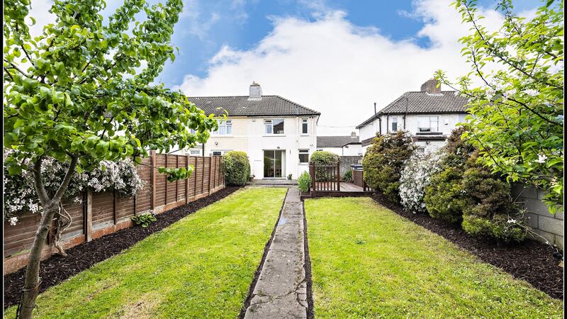 Four-bed, two-bath, semi-detached at 3 Crestfield Avenue, for €445,000. Agent: MoveHome