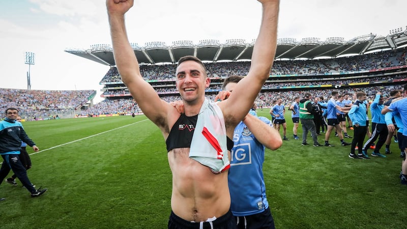 James McCarthy: made a massive impact in the dying minutes of the game which helped to get Dublin over the line.  Photograph: Ryan Byrne/Inpho