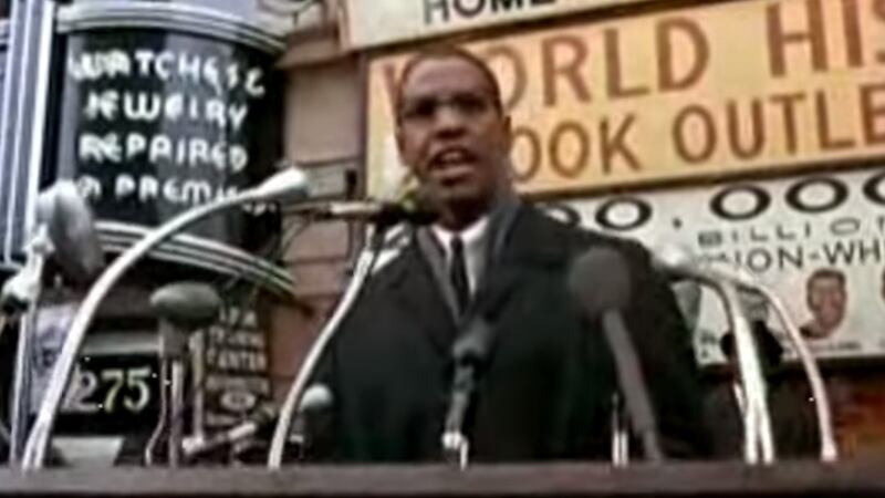 Denzel Washington in Malcolm X