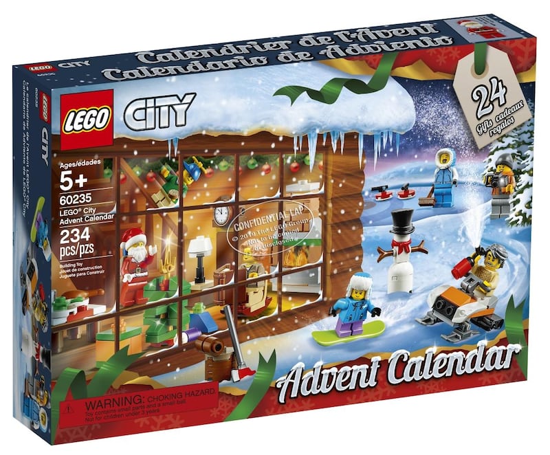 Lego City Advent Calendar, €29,  Boots