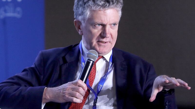 Jonathan Powell, former chief-of-staff with Tony Blair’s government: ‘I do think it is a mistake to turn our back on loyalists and shun them.’ Photograph: Marwan Tahtah/AFP via Getty Images