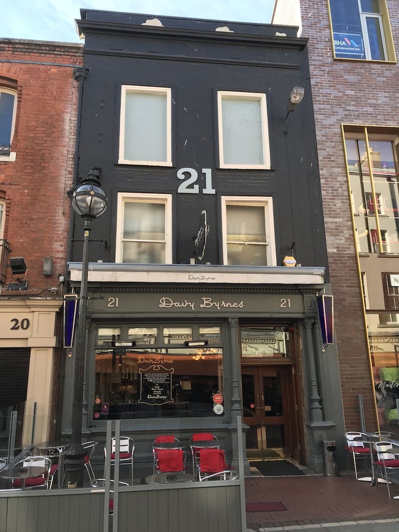 Davy Byrnes: bought by the Doran family of Marlborough Street in 1942