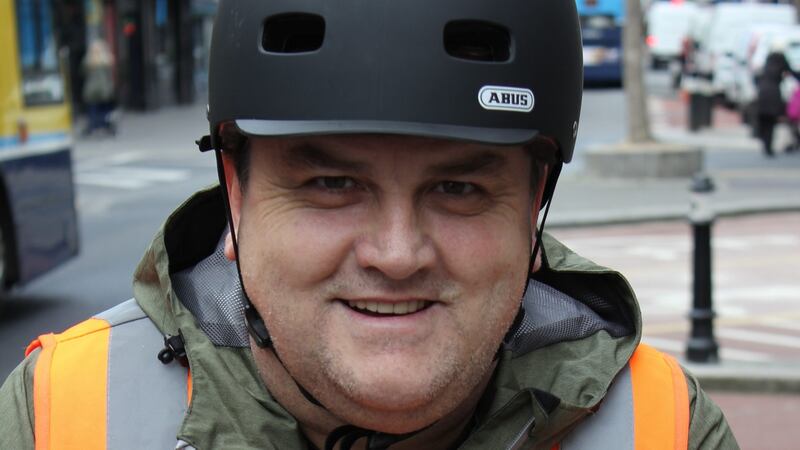 Simon Delaney: no-nonsense Dublin driver, but can see the point of view of cyclists