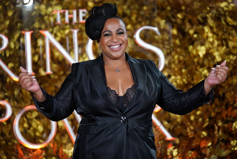 Sophia Nomvete, who portrays dwarf princess Disa, attending the after-party for The Lord of the Rings: The Rings of Power, at the British Museum, London. Photograph: Yui Mok/PA