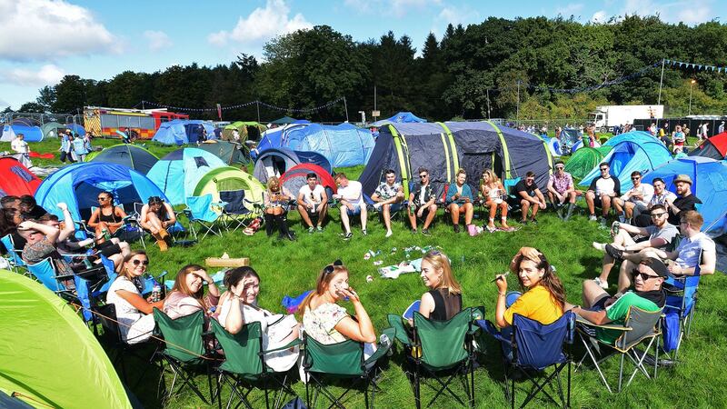 The general campsite and the family campsite will open their gates at 9am on Friday. Photograph: Dave Meehan