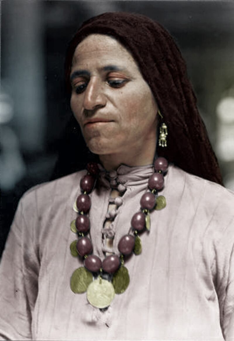 Photograph: New York Public Library/Lewis Hine, colourised by Matt Loughrey