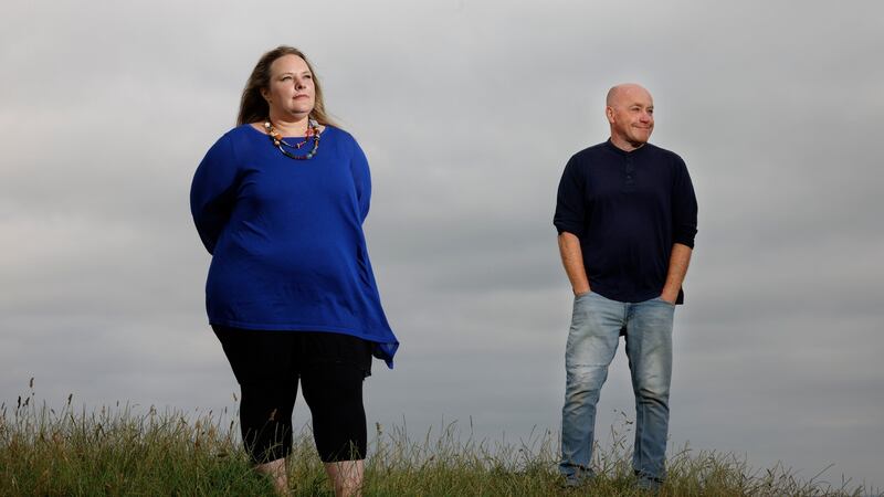 Mandi Frankham and Seán Love. Photograph: Alan Betson