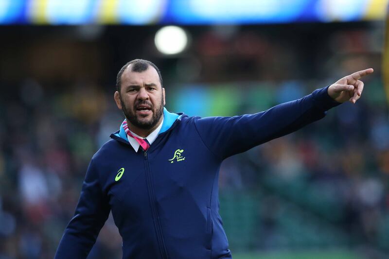 Michael Cheika led Australia to the 2015 Rugby World Cup final. Photograph: Billy Stickland/Inpho