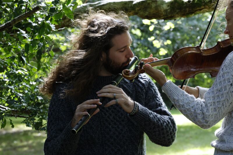 George Bramal (New Zealand) on the flute.  Photograph: Nick Bradshaw/The Irish Times