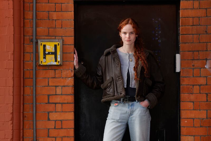 Emma Rose Higgins landed her first booking with Burberry for a shoot in the Giant’s Causeway last April. Photograph: Alan Betson