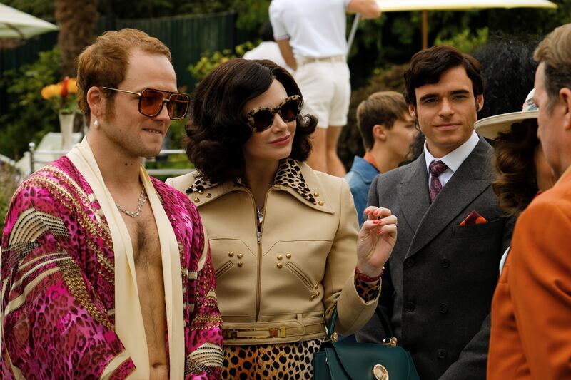 Cannes 2019: Taron Egerton as Elton John, Bryce Dallas Howard as his mother, and Richard Madden as John Reid in Rocketman, directed by Dexter Fletcher