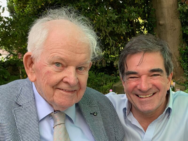 Fiachna Ó Braonáin and his father Anraí