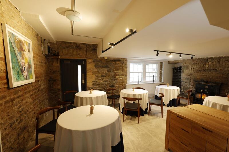 The cellar dining room will seat 12 for a 10-course tasting menu