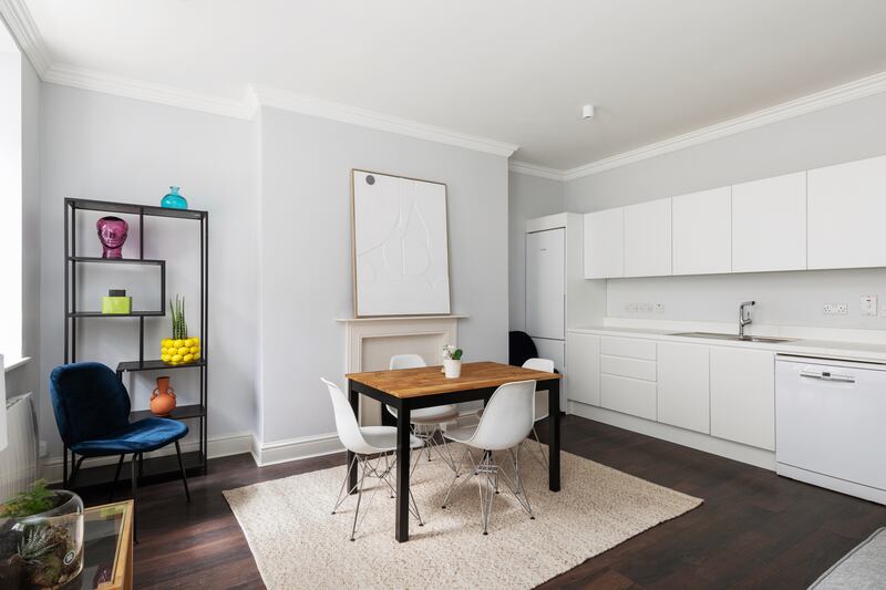 Kitchen at basement level