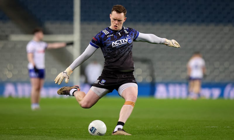 Monaghan's Rory Beggan. His booming kick-outs can be a major advantage for the Division Two champions. Photograph: Ryan Byrne/Inpho 