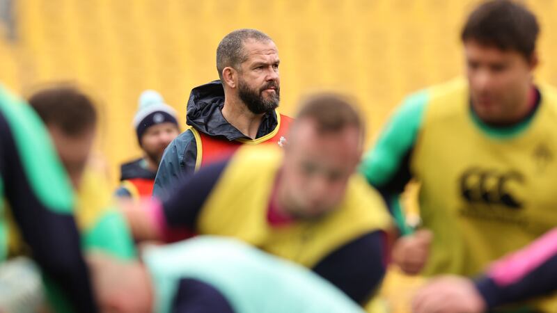 One of Andy Farrell’s strengths is that he understands that failing is not failure. Photograph: Billy Stickland/Inpho