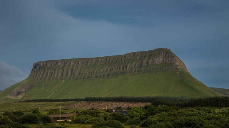 Ben Bulben Loop: attractive but easy woodland walk offering stunning scenery and the awe-inspiring prospect of Benbulben towering just above the trail.
