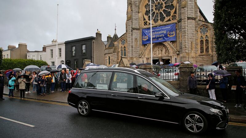 Funeral of Joseph Tuohy: Photograph Nick Bradshaw for The Irish Times