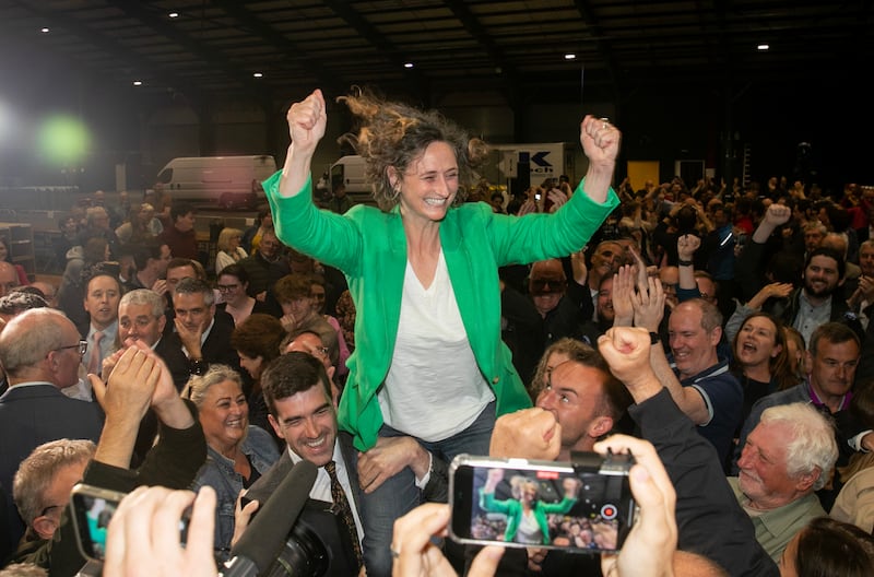 Sinn Féin's Lynn Boylan following her election as an MEP for the Dublin constituency. Photograph: Gareth Chaney/PA Wire