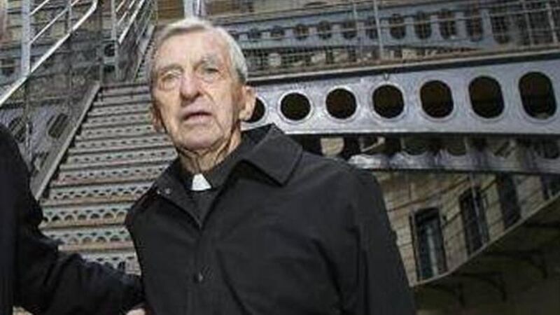Fr Joseph Mallin, son of executed Easter Rising leader Michael Mallin, pictured during a visit to Kilmainham Gaol. Photograph: Paul Horan
