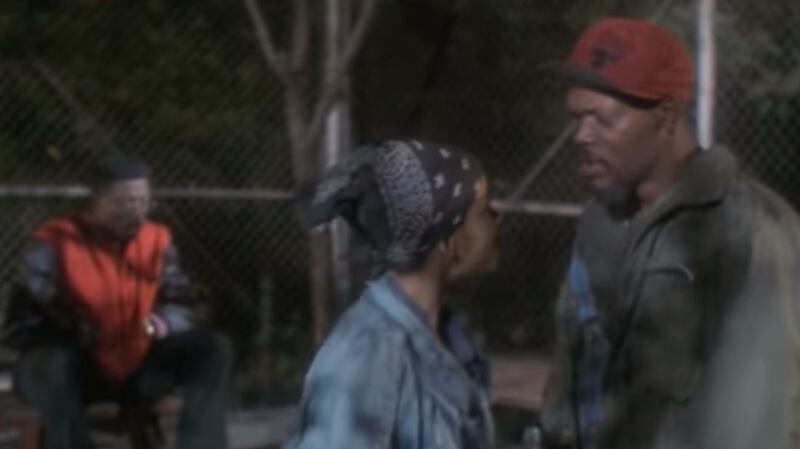 Wesley Snipes, Samuel L Jackson and Halle Berry in Jungle Fever