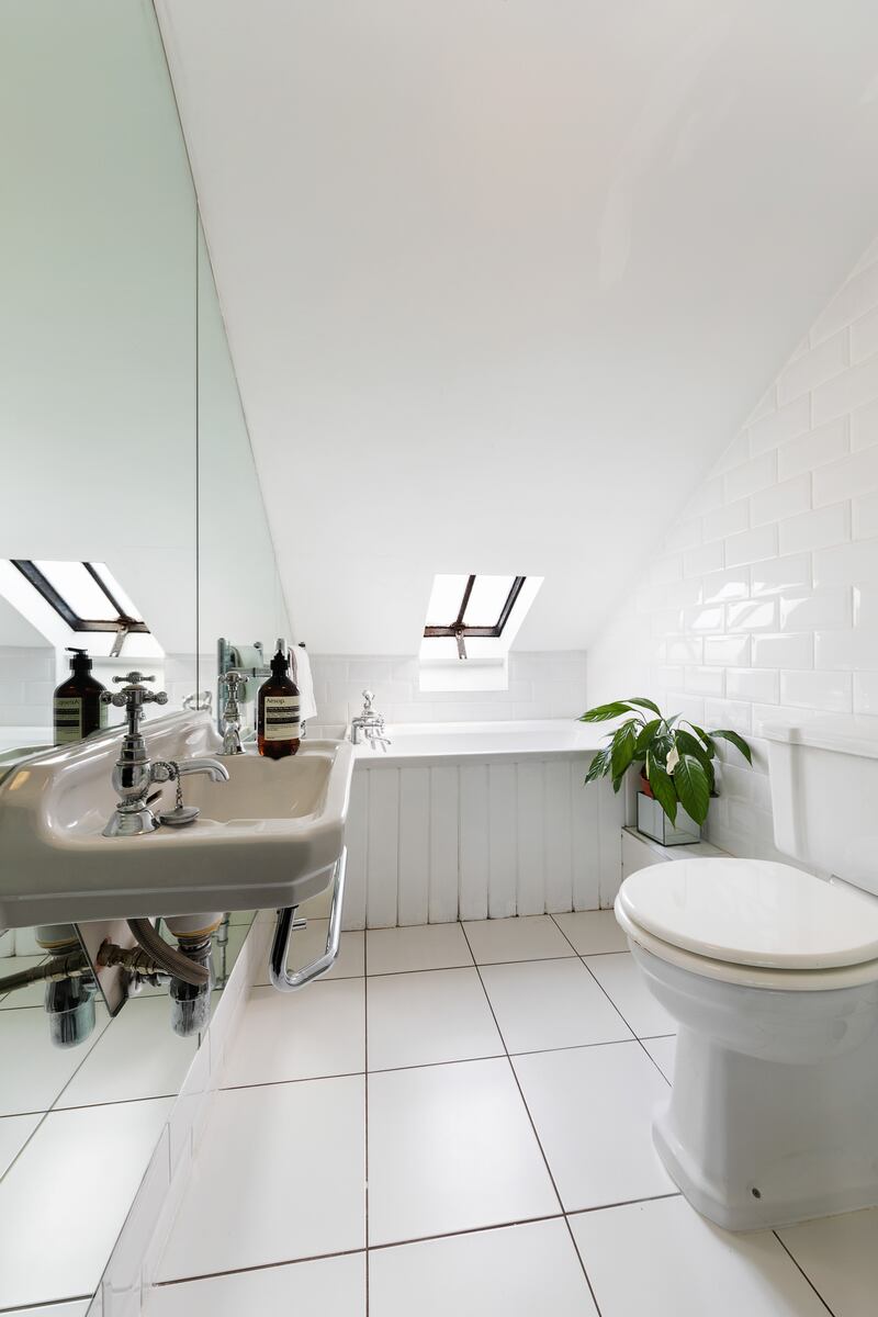 A bathroom was in use as an airing cupboard previously.