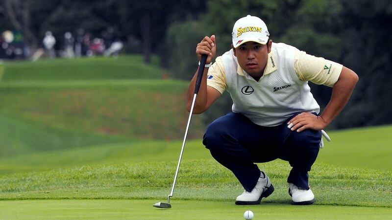Hideki Matsuyama couldn’t reel in Tiger Woods in his native Japan. Photograph: Toshifumi Kitamura/AFP/Getty
