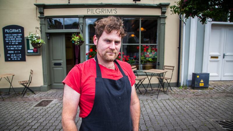 Mark Jennings, who runs Pilgrim’s in Rosscarbery with his partner Sadie.