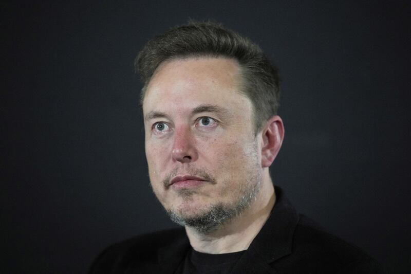 Elon Musk saw the resignation of X CEO Linda Yaccarino last week. Photograph: Kirsty Wigglesworth/PA