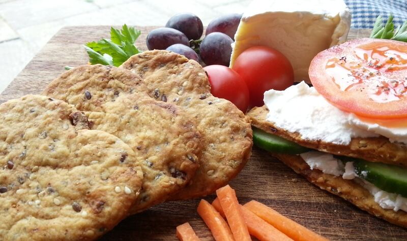 Heart-shaped crackers, from Isle of Crackers