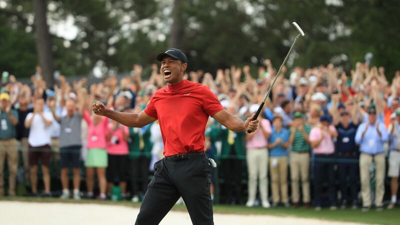 Roriy McIlroy believes Tiger Woods could have another 10 years at the top after his US Master win. Photograph: Andrew Redington/Getty