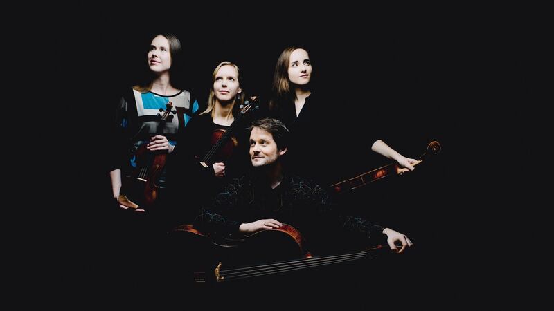 The Dudok Quartet Amsterdam  was  revelatory in Mozart’s Quartet in G, K387.
