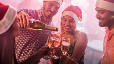 Substitute sparking water where possible and/or dilute a glass of wine with sparkling water to make a spritzer