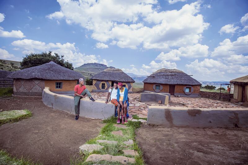 Basotho village in the Free State