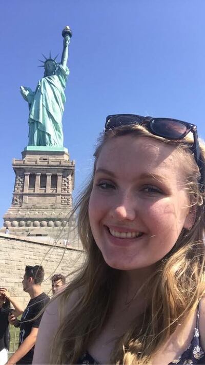 In New York we took the ferry to Ellis Island and the Statue of Liberty, and saw a Broadway show.