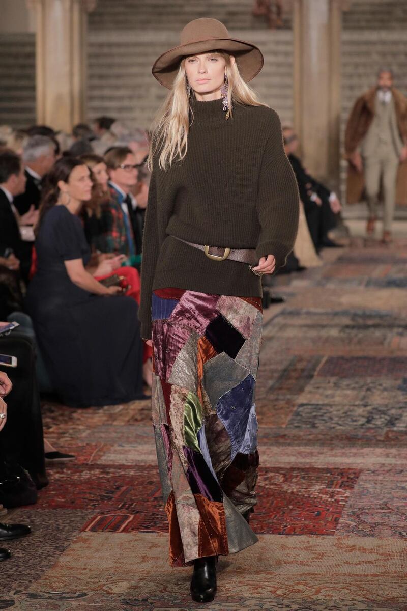 NYFW: Ralph Lauren. Photograph: Randy Brooke/Getty
